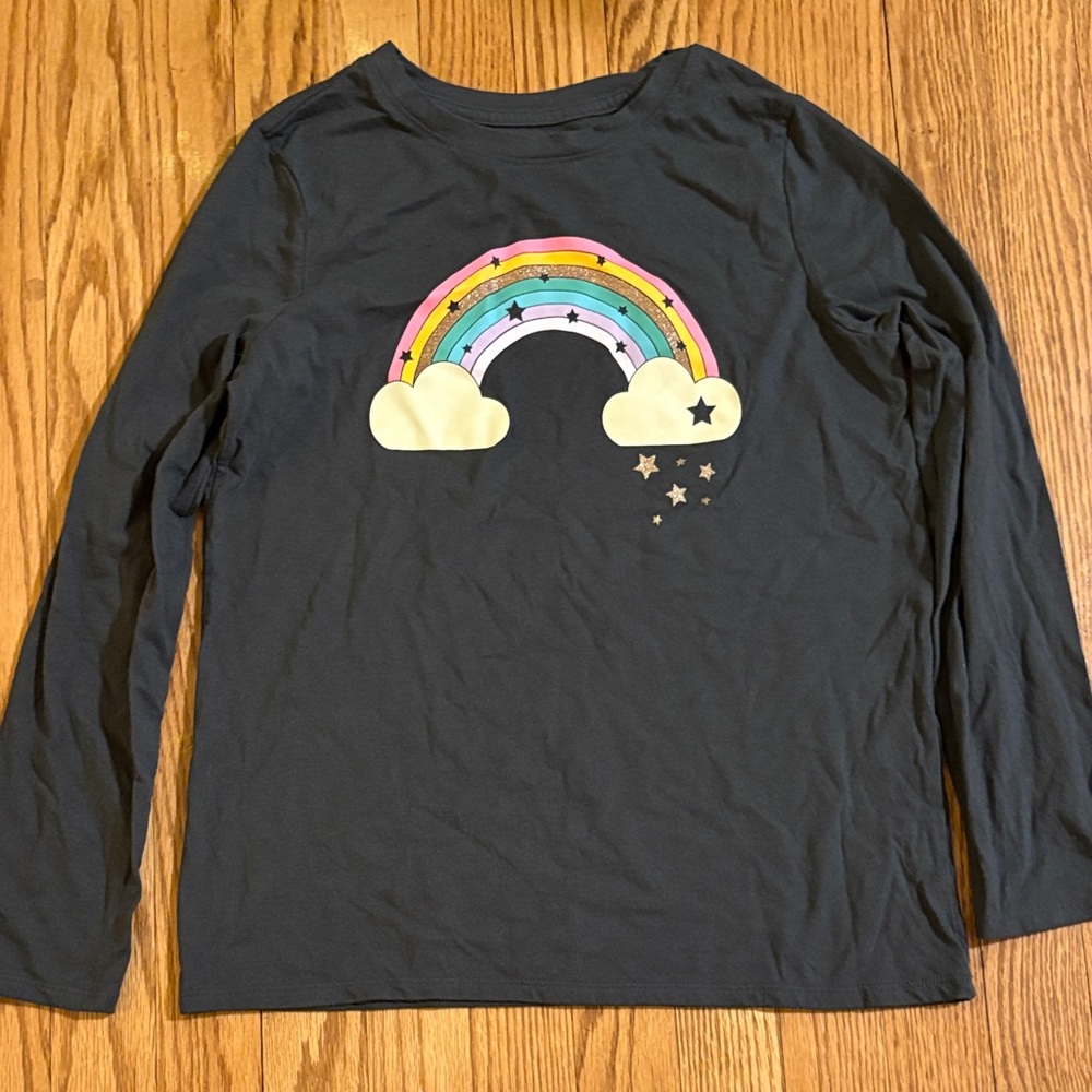 Rainbow Graphic Kids Long Sleeve Shirt